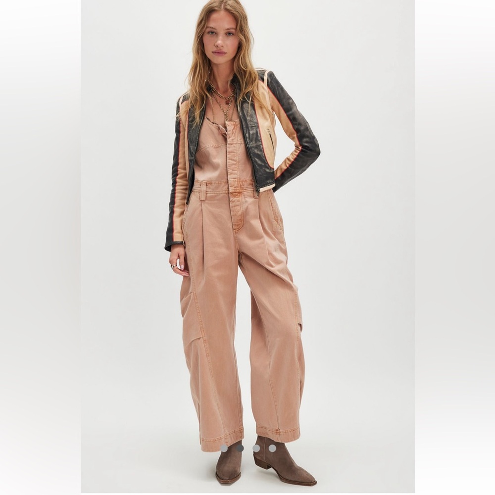 Free People Must Have Wide Leg Overalls in Macchiato